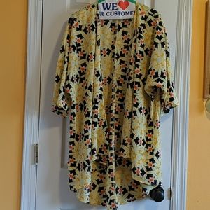 EUC Geometric Lindsay Kimono LLR Med